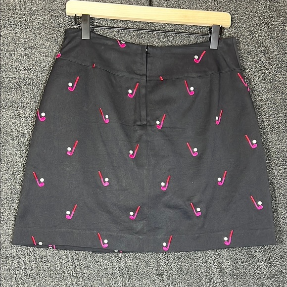 Lilly Pullitzer Black and Pink Golf Skort, Women’s 2 - Picture 9 of 12